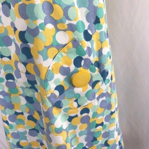 Kim Rogers Yellow/Blue/Green/White Dress - Picture 4 of 8